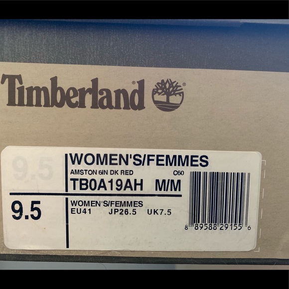 SOLD! Women’s 9.5 Red Wedge Timberlands - Picture 7 of 8